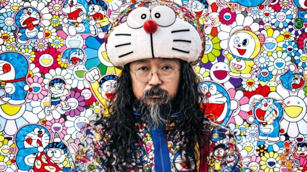 Seniman Murakami Menunjukkan Karyanya Dengan Konsep Superflat